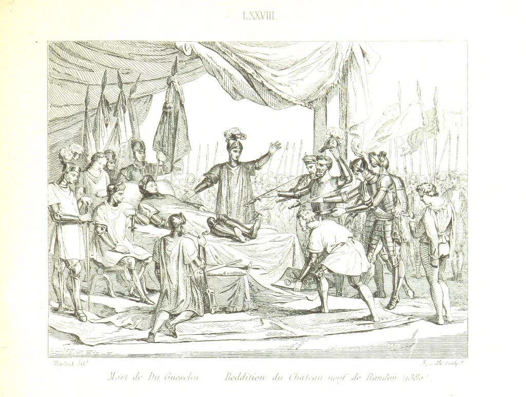 An illustration from France historique et monumentale. Histoire générale de la France, depuis les temps les plus reculés jusqu'à nos jours, illustrée et expliquée par les monuments de toutes les époques, etc, 1836, leaf 587