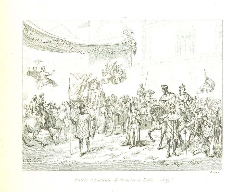 An illustration from France historique et monumentale. Histoire générale de la France, depuis les temps les plus reculés jusqu'à nos jours, illustrée et expliquée par les monuments de toutes les époques, etc, 1836, leaf 587