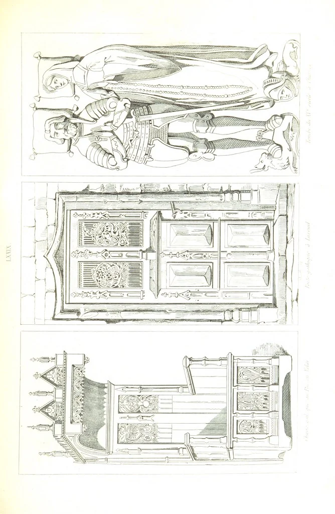 An illustration from France historique et monumentale. Histoire générale de la France, depuis les temps les plus reculés jusqu'à nos jours, illustrée et expliquée par les monuments de toutes les époques, etc, 1836, leaf 589