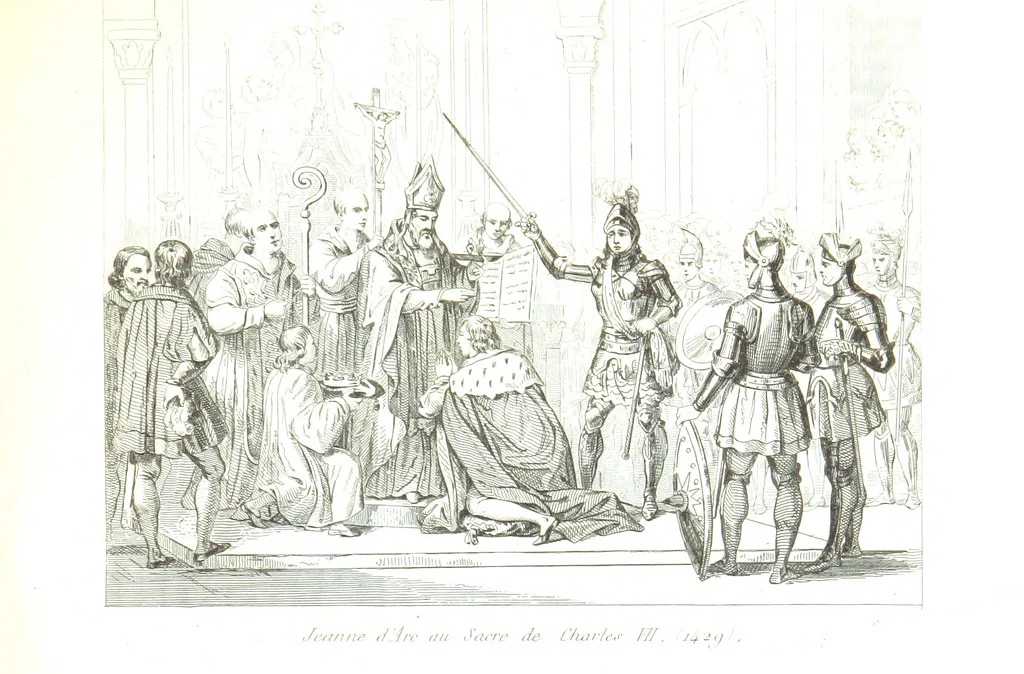 An illustration from France historique et monumentale. Histoire générale de la France, depuis les temps les plus reculés jusqu'à nos jours, illustrée et expliquée par les monuments de toutes les époques, etc, 1836, leaf 595
