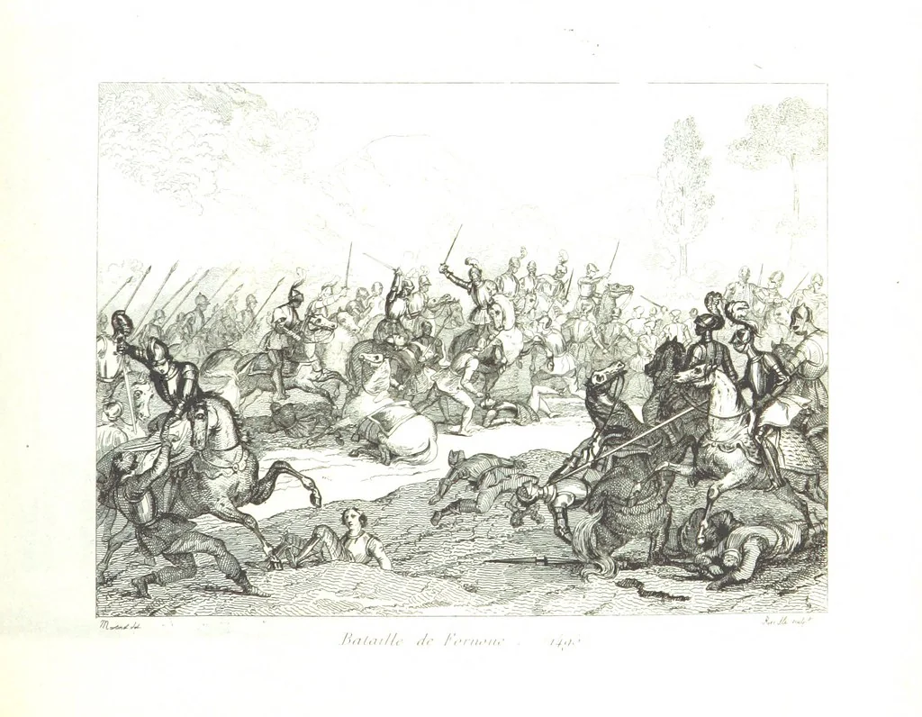 An illustration from France historique et monumentale. Histoire générale de la France, depuis les temps les plus reculés jusqu'à nos jours, illustrée et expliquée par les monuments de toutes les époques, etc, 1836, leaf 601