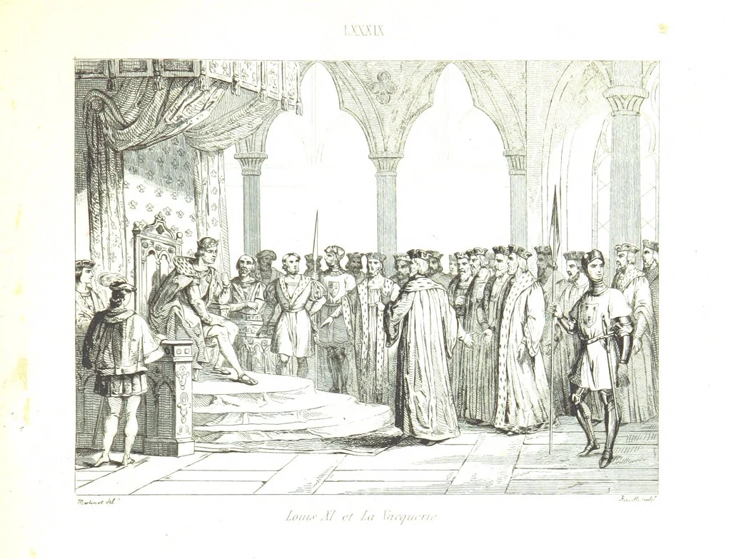 An illustration from France historique et monumentale. Histoire générale de la France, depuis les temps les plus reculés jusqu'à nos jours, illustrée et expliquée par les monuments de toutes les époques, etc, 1836, leaf 609