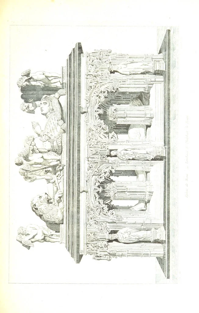 An illustration from France historique et monumentale. Histoire générale de la France, depuis les temps les plus reculés jusqu'à nos jours, illustrée et expliquée par les monuments de toutes les époques, etc, 1836, leaf 627