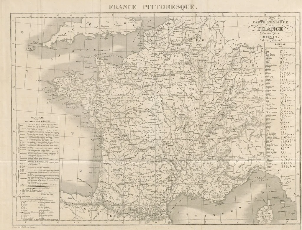 An illustration from France pittoresque, ou description ... des départements et colonies de la France ... pur A. H, 1838, leaf 18