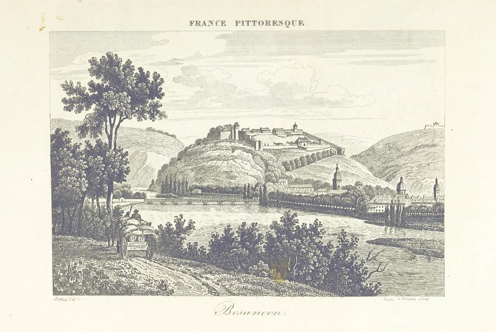 An illustration from France pittoresque, ou description ... des départements et colonies de la France ... pur A. H, 1838, leaf 351