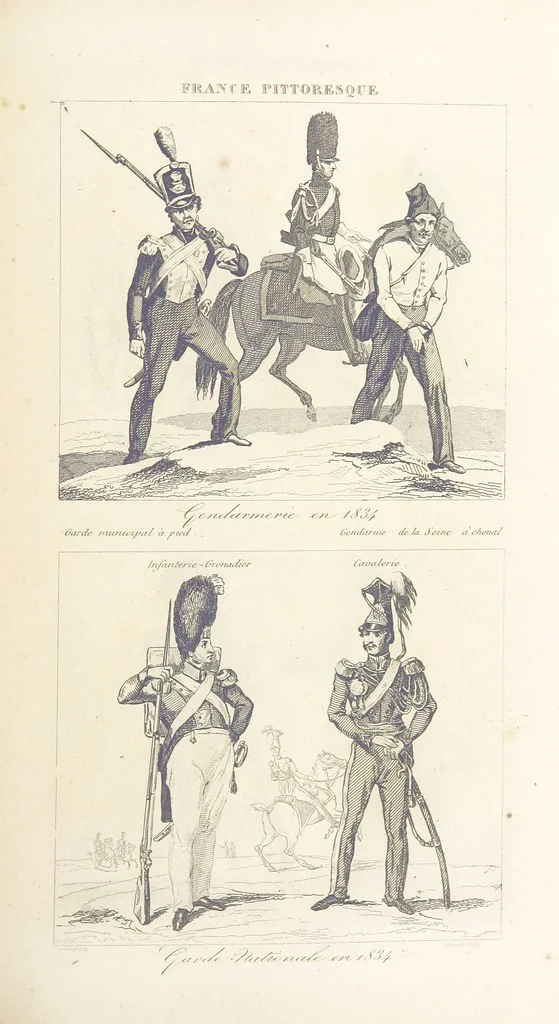 An illustration from France pittoresque, ou description ... des départements et colonies de la France ... pur A. H, 1838, leaf 371