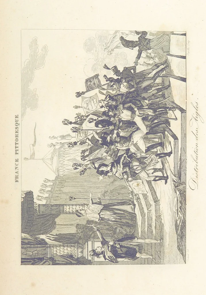 An illustration from France pittoresque, ou description ... des départements et colonies de la France ... pur A. H, 1838, leaf 375