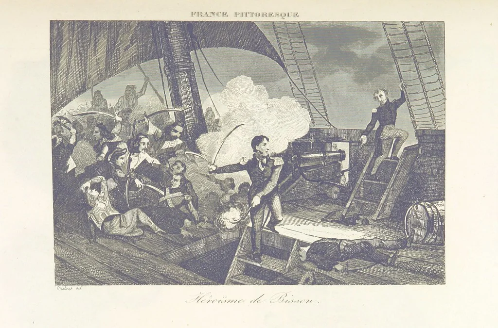 An illustration from France pittoresque, ou description ... des départements et colonies de la France ... pur A. H, 1838, leaf 387