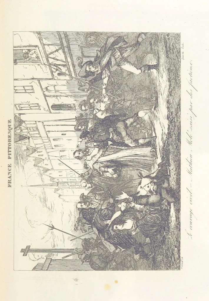 An illustration from France pittoresque, ou description ... des départements et colonies de la France ... pur A. H, 1838, leaf 395