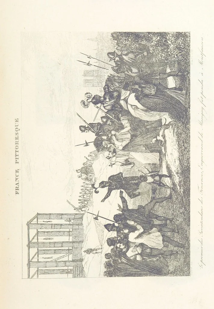 An illustration from France pittoresque, ou description ... des départements et colonies de la France ... pur A. H, 1838, leaf 425