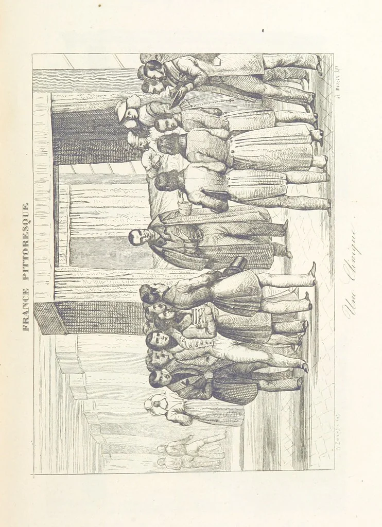 An illustration from France pittoresque, ou description ... des départements et colonies de la France ... pur A. H, 1838, leaf 429