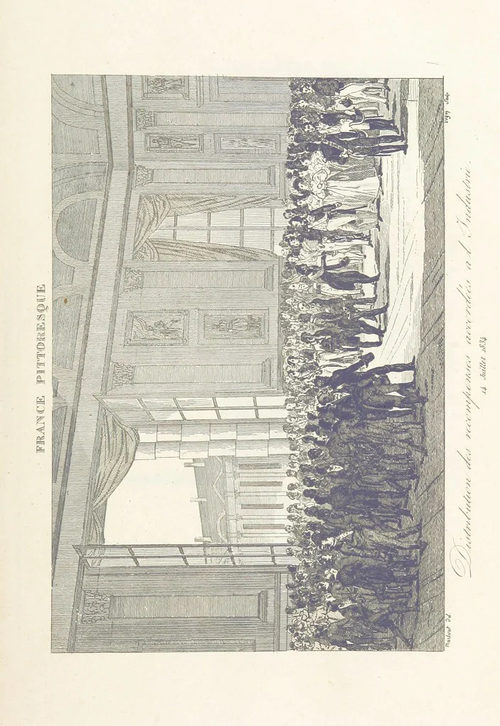 An illustration from France pittoresque, ou description ... des départements et colonies de la France ... pur A. H, 1838, leaf 445