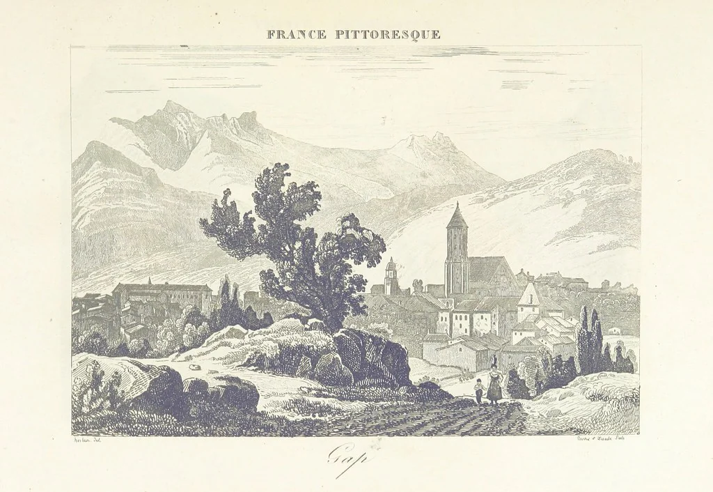 An illustration from France pittoresque, ou description ... des départements et colonies de la France ... pur A. H, 1838, leaf 485