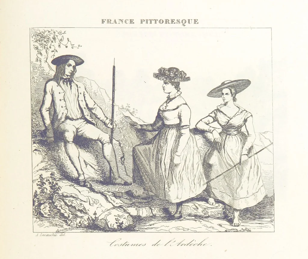 An illustration from France pittoresque, ou description ... des départements et colonies de la France ... pur A. H, 1838, leaf 491