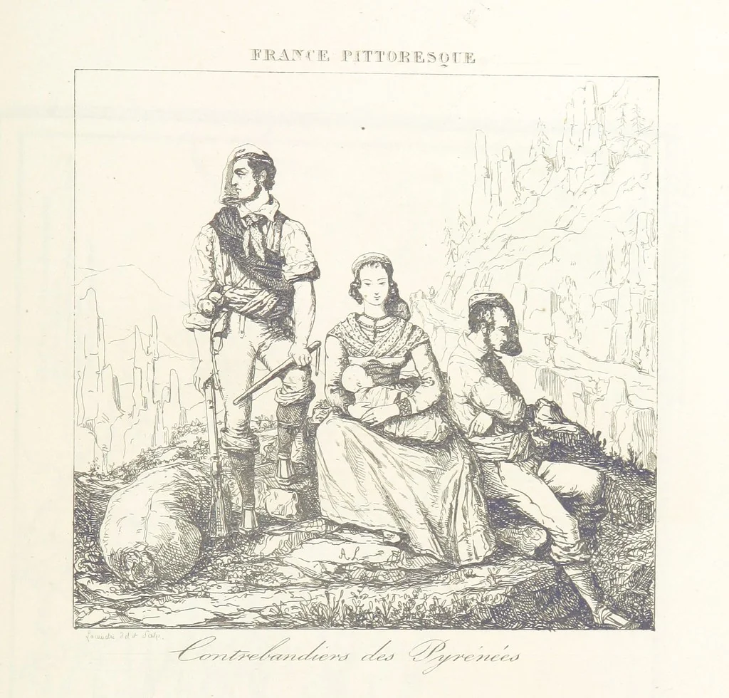 An illustration from France pittoresque, ou description ... des départements et colonies de la France ... pur A. H, 1838, leaf 505