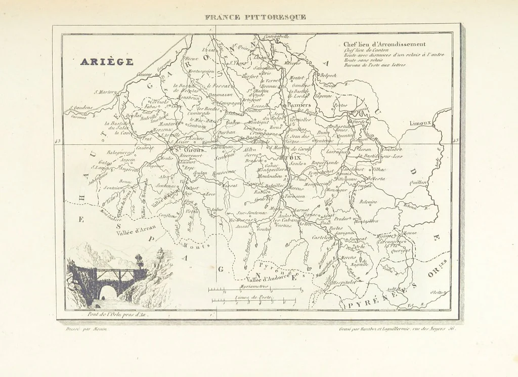 An illustration from France pittoresque, ou description ... des départements et colonies de la France ... pur A. H, 1838, leaf 507