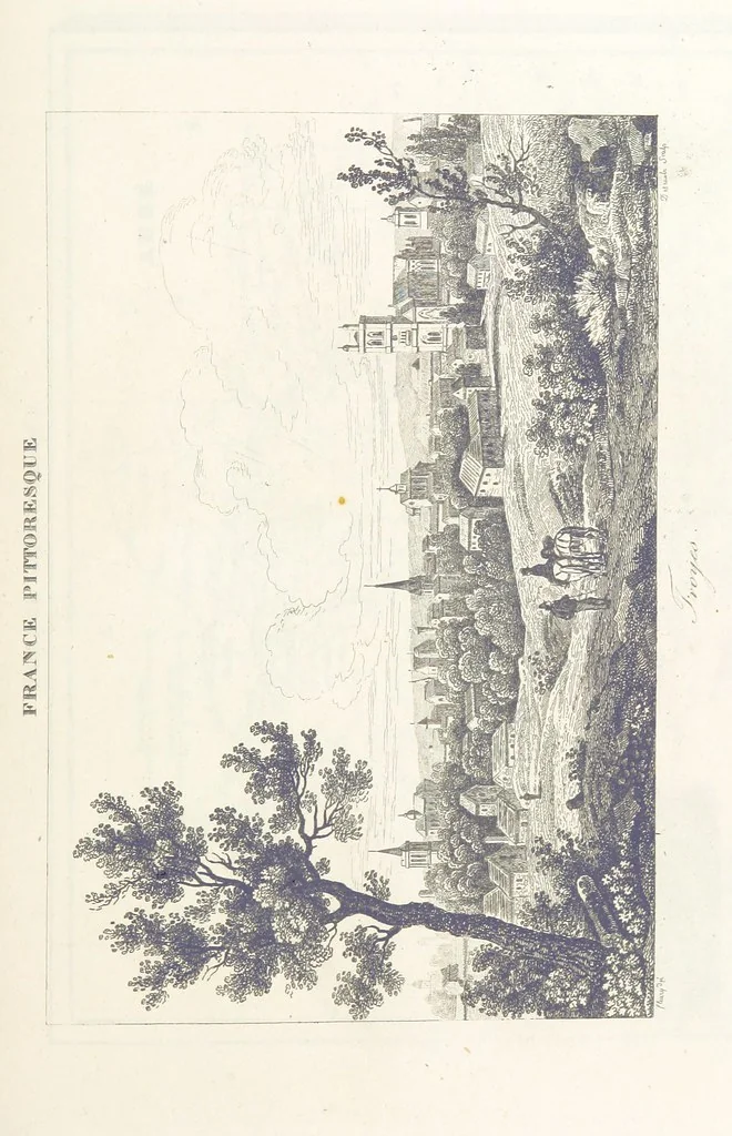 An illustration from France pittoresque, ou description ... des départements et colonies de la France ... pur A. H, 1838, leaf 515