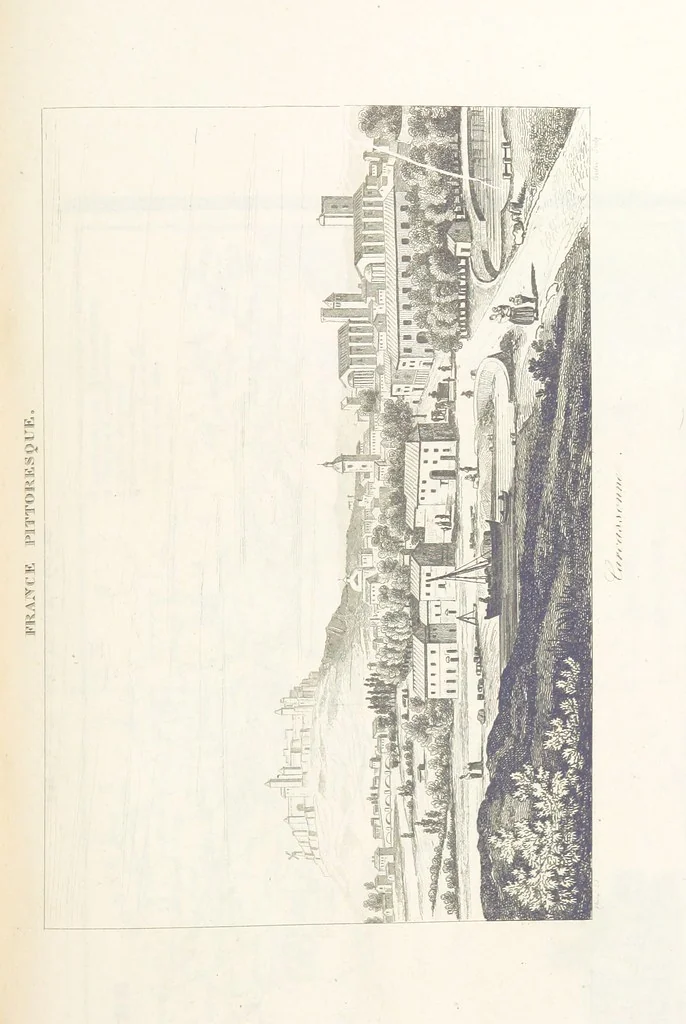 An illustration from France pittoresque, ou description ... des départements et colonies de la France ... pur A. H, 1838, leaf 523