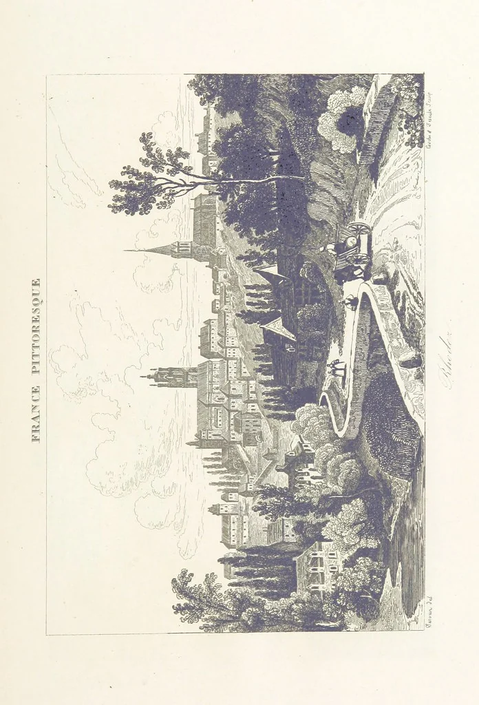 An illustration from France pittoresque, ou description ... des départements et colonies de la France ... pur A. H, 1838, leaf 535
