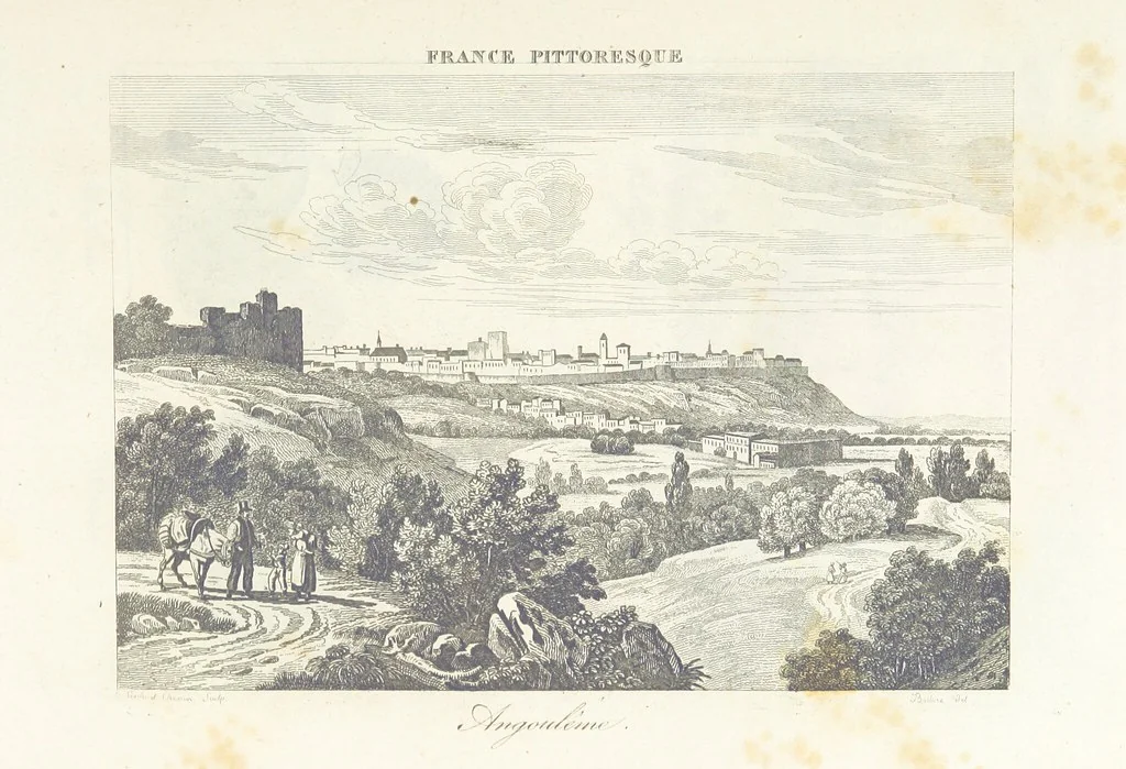 An illustration from France pittoresque, ou description ... des départements et colonies de la France ... pur A. H, 1838, leaf 569