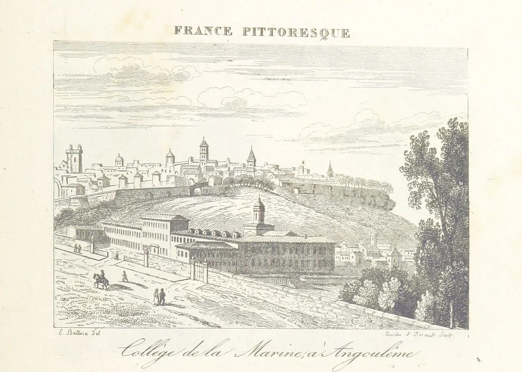 An illustration from France pittoresque, ou description ... des départements et colonies de la France ... pur A. H, 1838, leaf 571