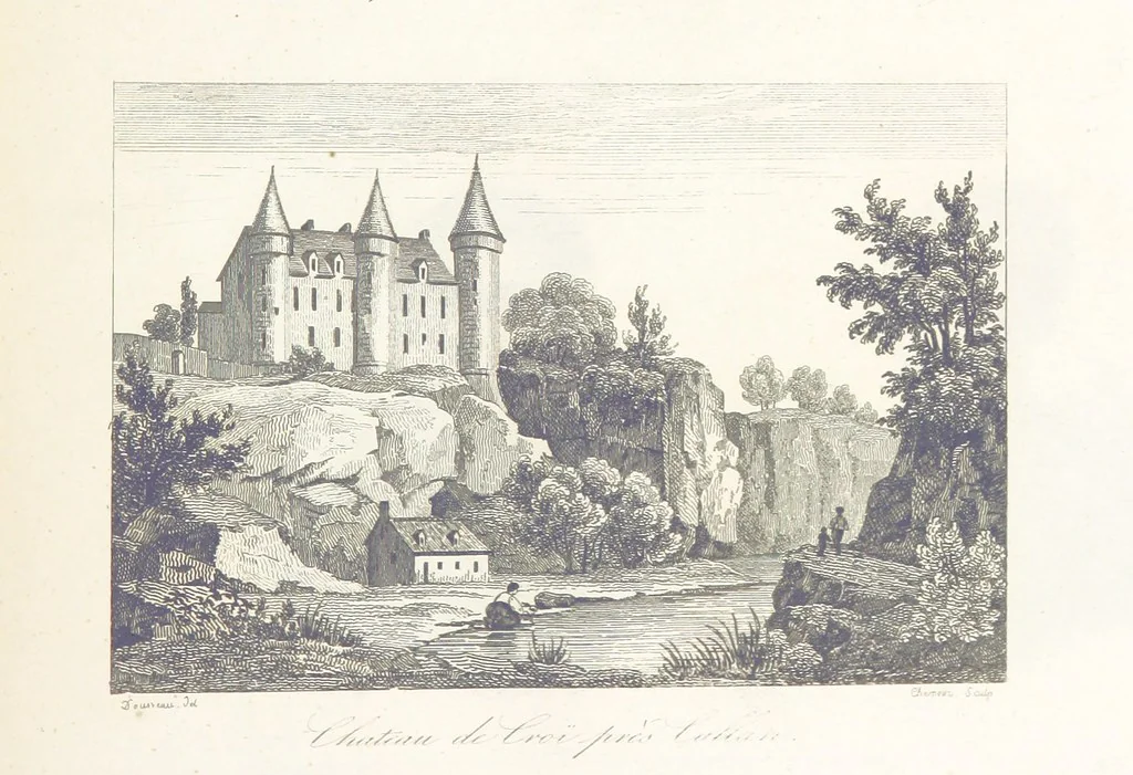 An illustration from France pittoresque, ou description ... des départements et colonies de la France ... pur A. H, 1838, leaf 587