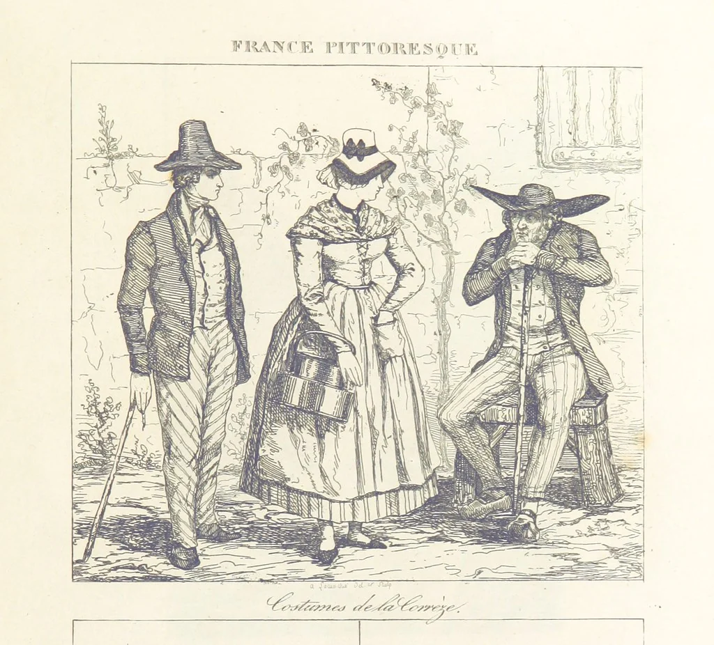 An illustration from France pittoresque, ou description ... des départements et colonies de la France ... pur A. H, 1838, leaf 595