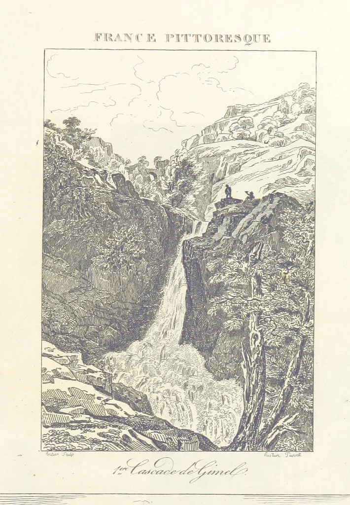 An illustration from France pittoresque, ou description ... des départements et colonies de la France ... pur A. H, 1838, leaf 597