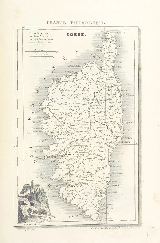 An illustration from France pittoresque, ou description ... des départements et colonies de la France ... pur A. H, 1838, leaf 601