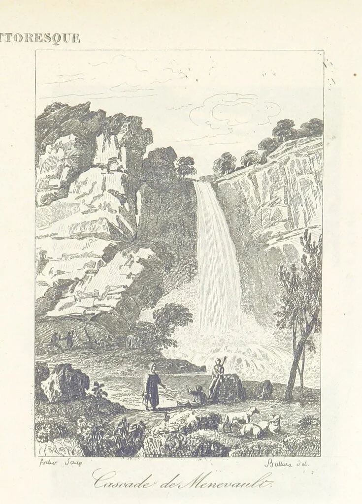 An illustration from France pittoresque, ou description ... des départements et colonies de la France ... pur A. H, 1838, leaf 611