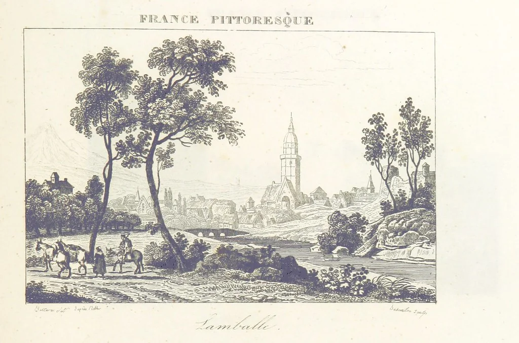 An illustration from France pittoresque, ou description ... des départements et colonies de la France ... pur A. H, 1838, leaf 619