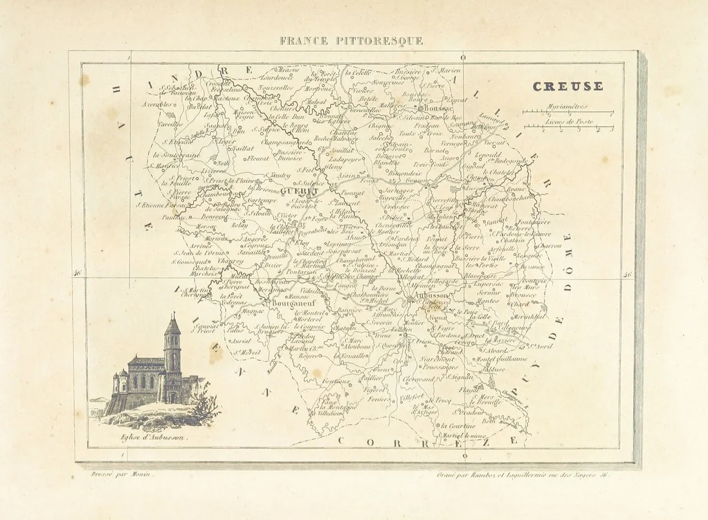 An illustration from France pittoresque, ou description ... des départements et colonies de la France ... pur A. H, 1838, leaf 625