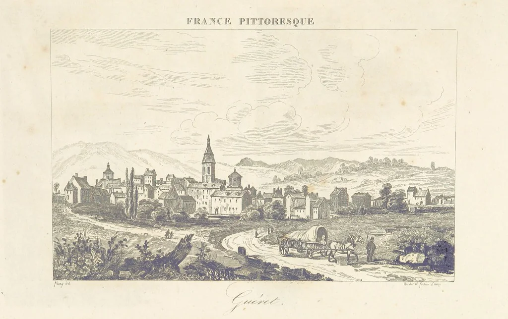 An illustration from France pittoresque, ou description ... des départements et colonies de la France ... pur A. H, 1838, leaf 629