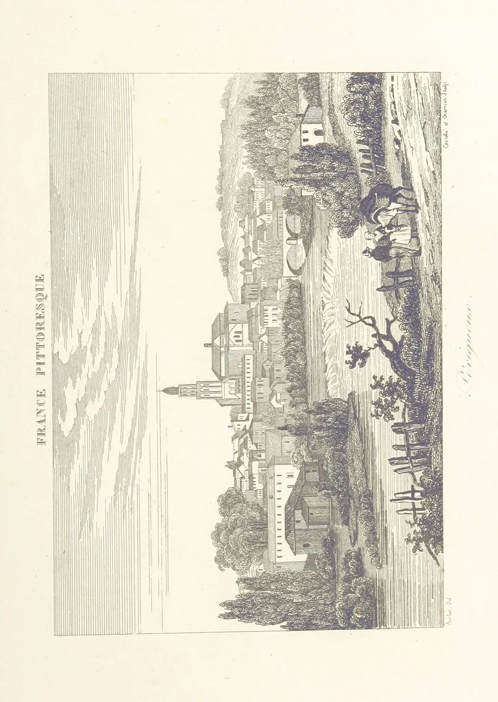 An illustration from France pittoresque, ou description ... des départements et colonies de la France ... pur A. H, 1838, leaf 639