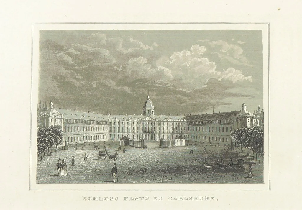 An illustration from Das Grossherzogthum Baden in malerischen Original-Ansichten. In Stahl gest. von J. Poppel und andern Begleitet von einem historischtopographischen Text von Dr. E. H, 1860, leaf 102