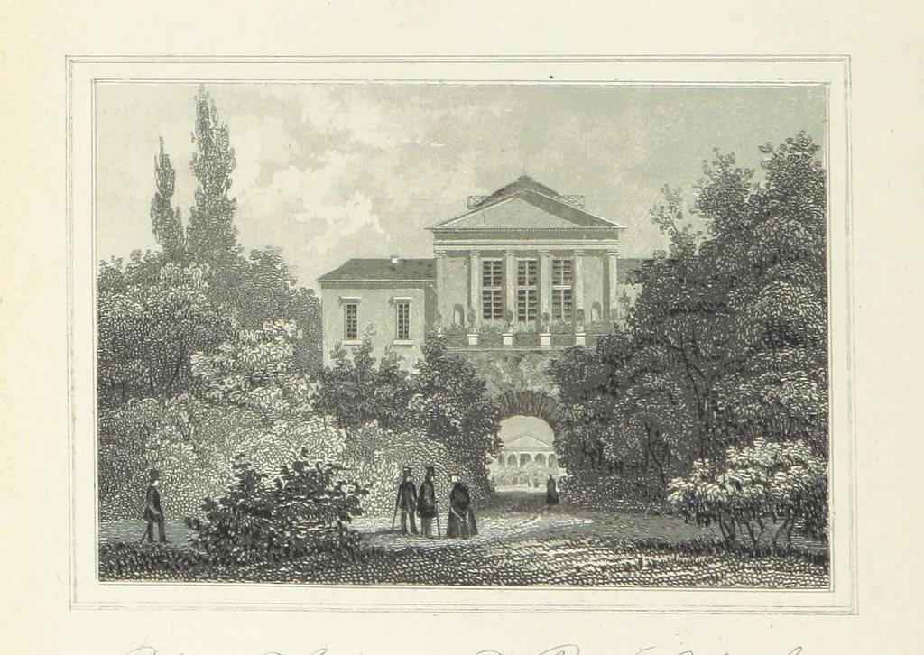 An illustration from Das Grossherzogthum Baden in malerischen Original-Ansichten. In Stahl gest. von J. Poppel und andern Begleitet von einem historischtopographischen Text von Dr. E. H, 1860, leaf 116