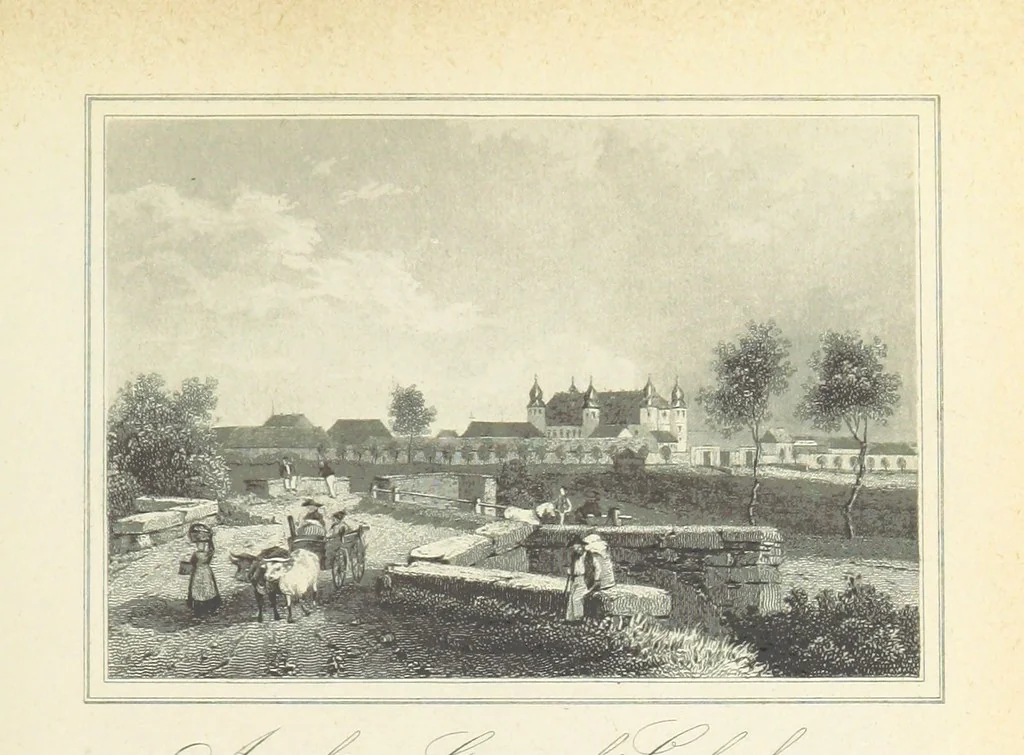 An illustration from Das Grossherzogthum Baden in malerischen Original-Ansichten. In Stahl gest. von J. Poppel und andern Begleitet von einem historischtopographischen Text von Dr. E. H, 1860, leaf 133