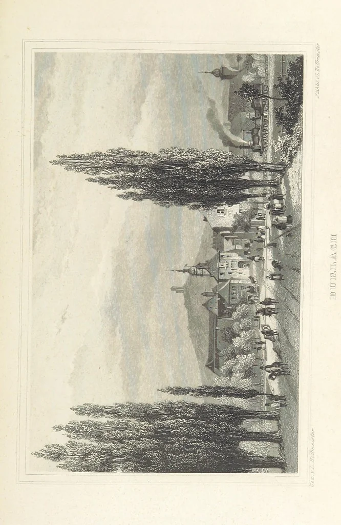 An illustration from Das Grossherzogthum Baden in malerischen Original-Ansichten. In Stahl gest. von J. Poppel und andern Begleitet von einem historischtopographischen Text von Dr. E. H, 1860, leaf 135