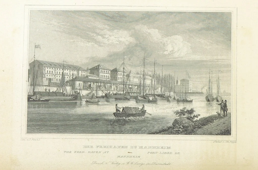 An illustration from Das Grossherzogthum Baden in malerischen Original-Ansichten. In Stahl gest. von J. Poppel und andern Begleitet von einem historischtopographischen Text von Dr. E. H, 1860, leaf 160