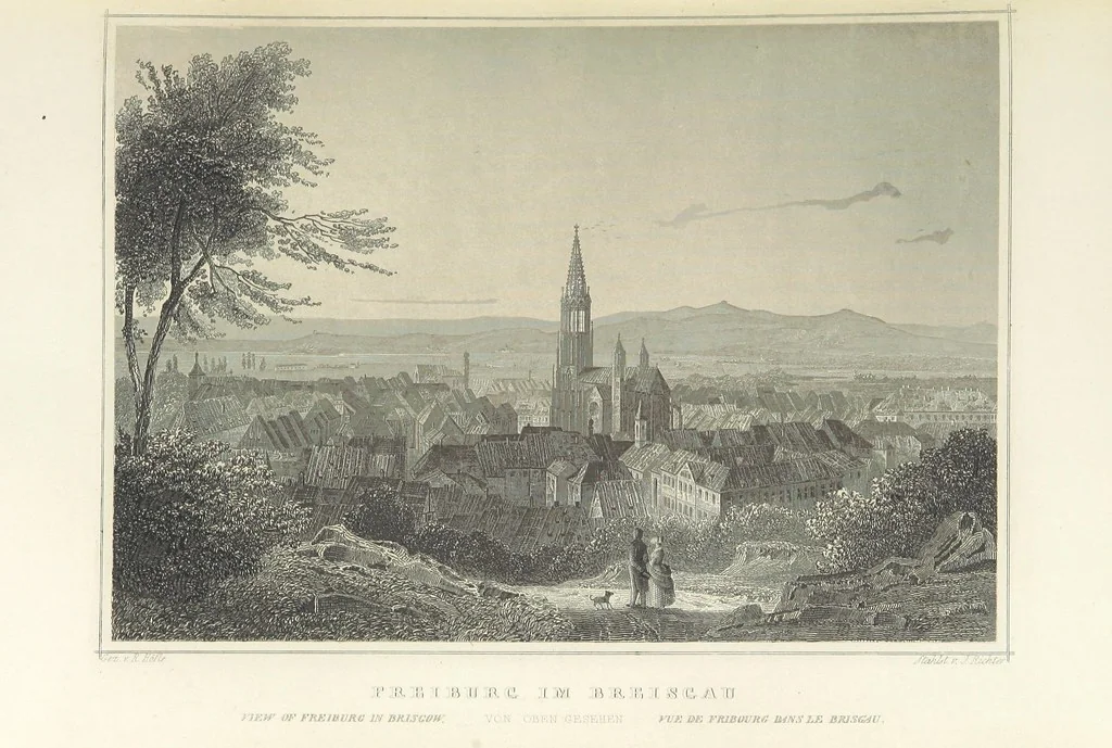 An illustration from Das Grossherzogthum Baden in malerischen Original-Ansichten. In Stahl gest. von J. Poppel und andern Begleitet von einem historischtopographischen Text von Dr. E. H, 1860, leaf 181