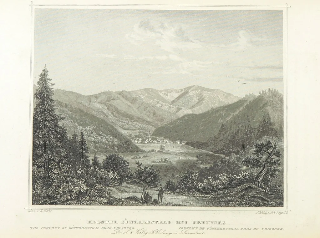 An illustration from Das Grossherzogthum Baden in malerischen Original-Ansichten. In Stahl gest. von J. Poppel und andern Begleitet von einem historischtopographischen Text von Dr. E. H, 1860, leaf 204