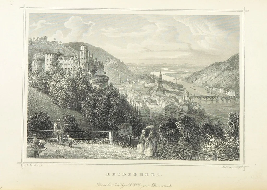 An illustration from Das Grossherzogthum Baden in malerischen Original-Ansichten. In Stahl gest. von J. Poppel und andern Begleitet von einem historischtopographischen Text von Dr. E. H, 1860, leaf 228