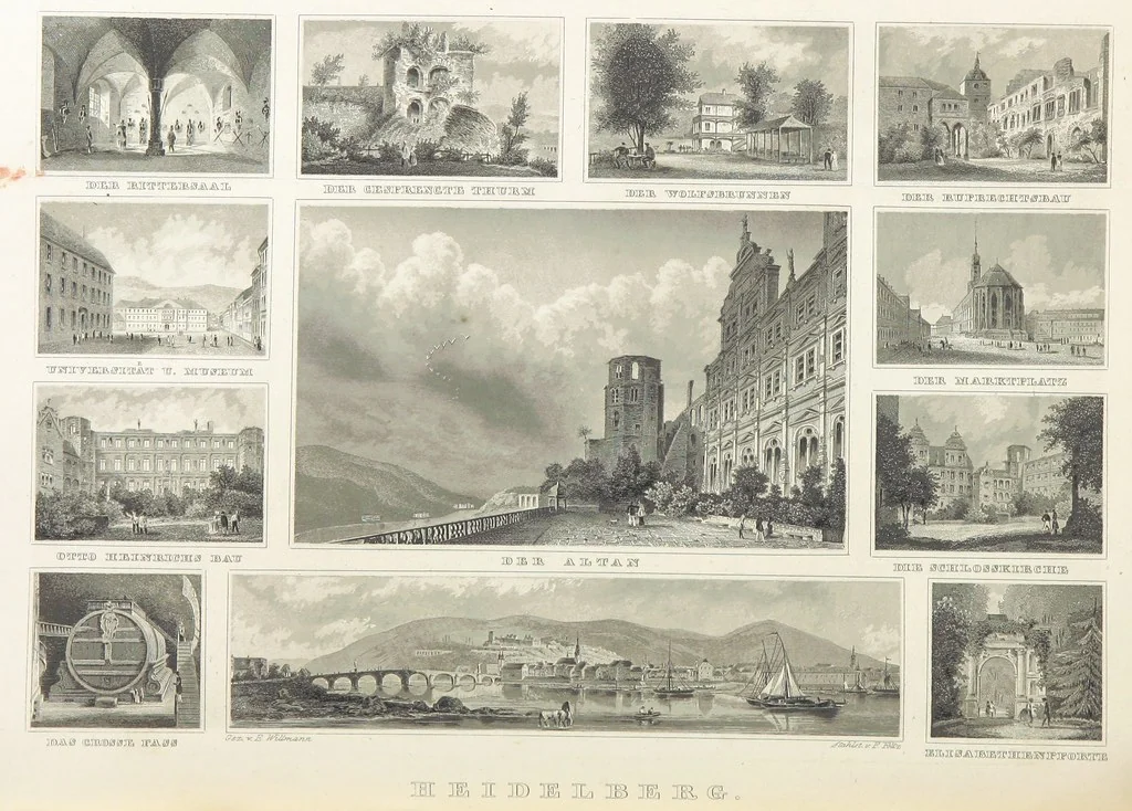 An illustration from Das Grossherzogthum Baden in malerischen Original-Ansichten. In Stahl gest. von J. Poppel und andern Begleitet von einem historischtopographischen Text von Dr. E. H, 1860, leaf 268