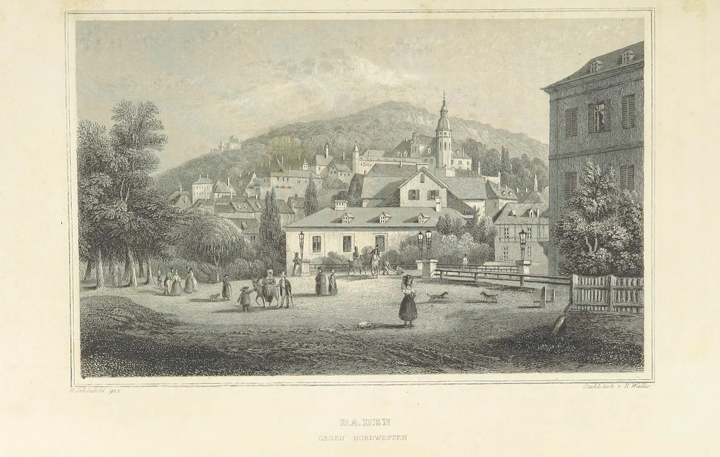 An illustration from Das Grossherzogthum Baden in malerischen Original-Ansichten. In Stahl gest. von J. Poppel und andern Begleitet von einem historischtopographischen Text von Dr. E. H, 1860, leaf 295