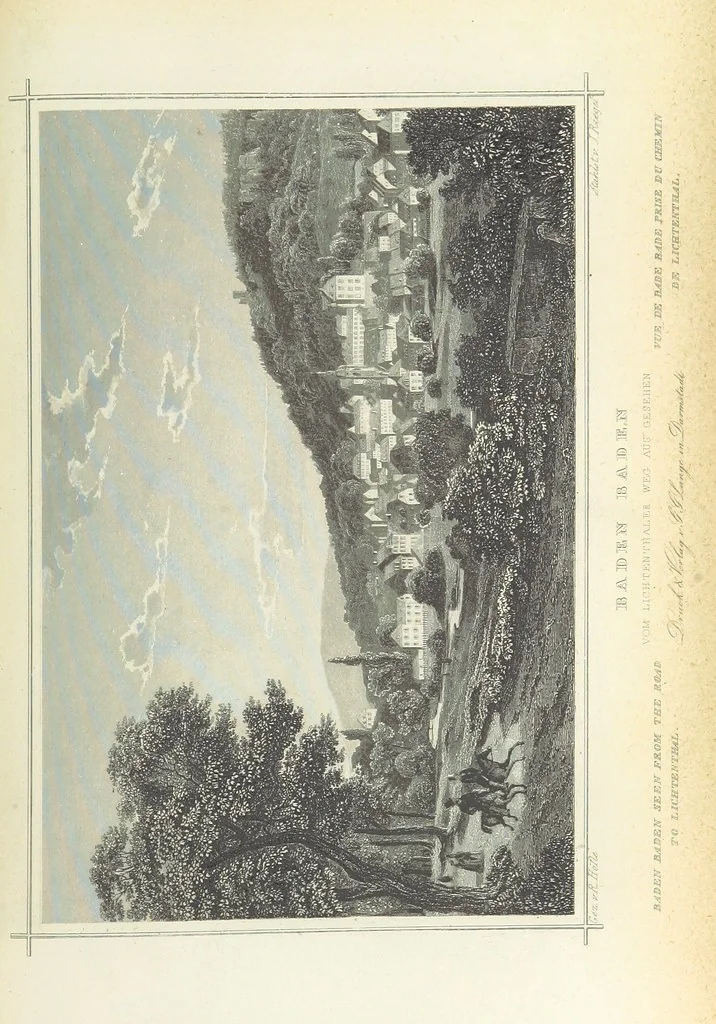 An illustration from Das Grossherzogthum Baden in malerischen Original-Ansichten. In Stahl gest. von J. Poppel und andern Begleitet von einem historischtopographischen Text von Dr. E. H, 1860, leaf 301