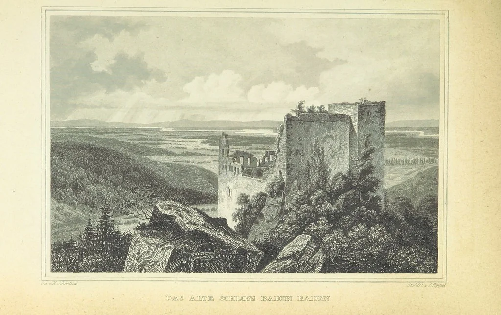 An illustration from Das Grossherzogthum Baden in malerischen Original-Ansichten. In Stahl gest. von J. Poppel und andern Begleitet von einem historischtopographischen Text von Dr. E. H, 1860, leaf 319