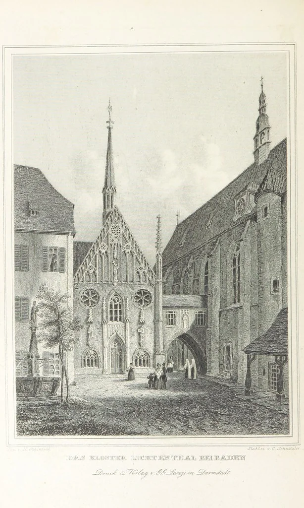 An illustration from Das Grossherzogthum Baden in malerischen Original-Ansichten. In Stahl gest. von J. Poppel und andern Begleitet von einem historischtopographischen Text von Dr. E. H, 1860, leaf 330