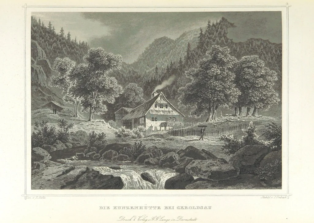 An illustration from Das Grossherzogthum Baden in malerischen Original-Ansichten. In Stahl gest. von J. Poppel und andern Begleitet von einem historischtopographischen Text von Dr. E. H, 1860, leaf 333