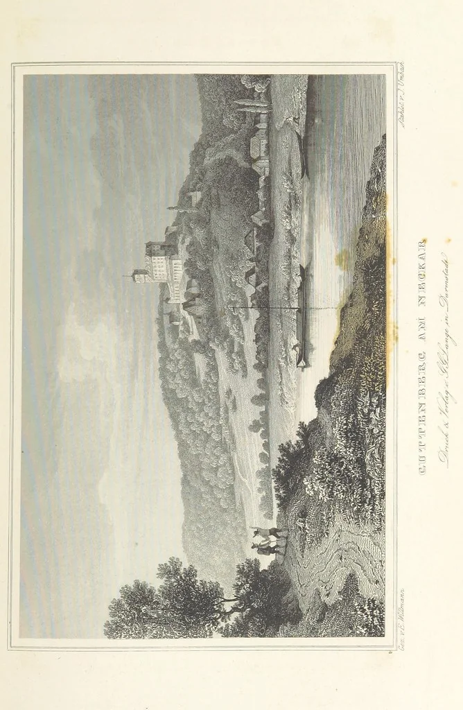 An illustration from Das Grossherzogthum Baden in malerischen Original-Ansichten. In Stahl gest. von J. Poppel und andern Begleitet von einem historischtopographischen Text von Dr. E. H, 1860, leaf 357