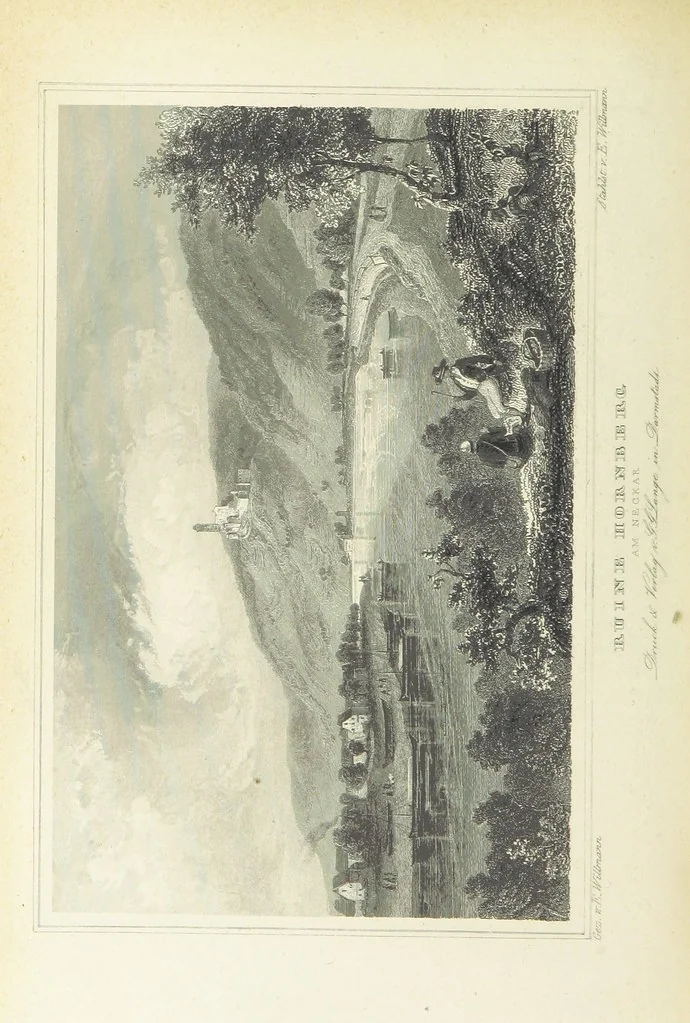 An illustration from Das Grossherzogthum Baden in malerischen Original-Ansichten. In Stahl gest. von J. Poppel und andern Begleitet von einem historischtopographischen Text von Dr. E. H, 1860, leaf 360